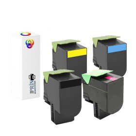 Lexmark CX510DE 4 Renk 2500 Baskı Avantaj Paket Muadil Toner