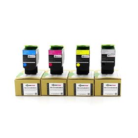 Lexmark CX510DHE Muadil Toner Set
