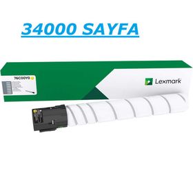 Lexmark CX921-86C0HY0-CX922-CX923 Sarı Toner