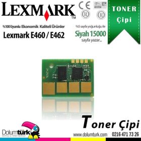Lexmark E460-15K Toner Çipi