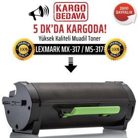 Lexmark MS317-51B5000 Muadil Toner