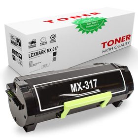 Lexmark MS317/417 - MX317/417 10.000 Sayfa Siyah Muadil Toner
