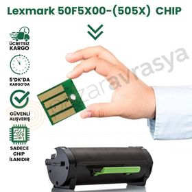 Lexmark MS410-505X-50F5X00 Extra Yüksek Kapasiteli Toner Chip
