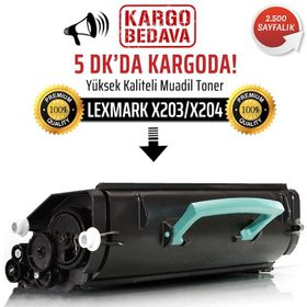 Lexmark X203 X203A11G Muadil Toner