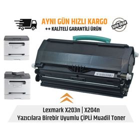 Lexmark X203 X203A11G Muadil Toner
