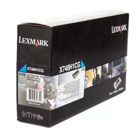 Lexmark X748-X748H1CG Mavi Yüksek Kapasiteli Orijinal Toner