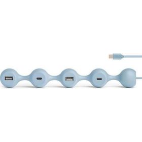 Lexon Açık Mavi Peas Hub C USB Çoğaltıcı
