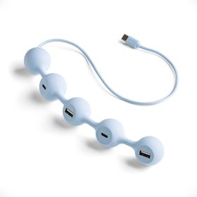 Lexon Açık Mavi Peas Hub C USB Çoğaltıcı