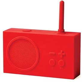 Lexon LA119R9 Tykho 3 Kırmızı Radyo ve Bluetooth Hoparlör
