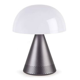 Lexon Mina Büyük Boy Led Lamba Gri Bluetooth Hoparlör
