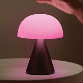 Lexon Mina Büyük Boy Led Lamba Gri Bluetooth Hoparlör