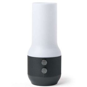 Lexon Terrace Lamba Powerbank Metalik Gri Bluetooth Hoparlör