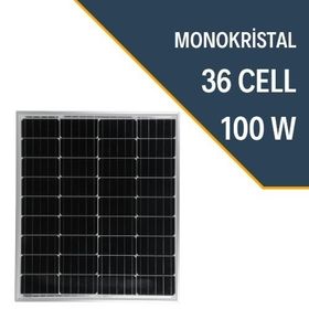 Lexron 100w Monokristal Güneş Paneli
