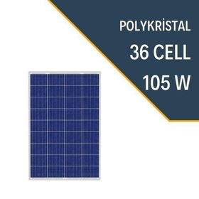 Lexron 105w Polykristal Güneş Paneli