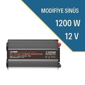 Lexron 1200W 12V Modifiye Sinüs Inverter