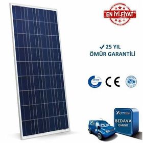 Lexron 125 Watt Polikristal Güneş Paneli
