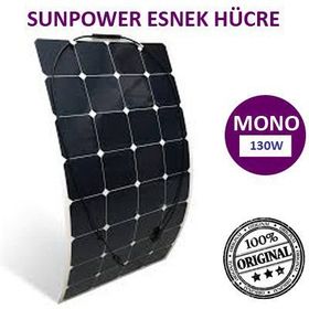 Lexron 130 Watt Monokristal Güneş Paneli