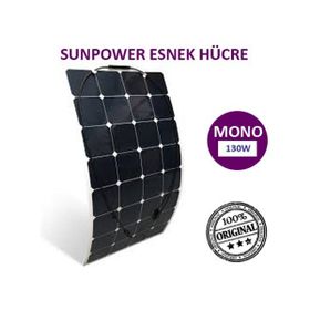 Lexron 130 Watt Monokristal Güneş Paneli