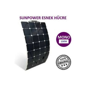 Lexron 130 Watt Monokristal Güneş Paneli