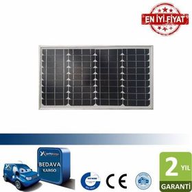 Lexron 25 Watt Monokristal Güneş Paneli