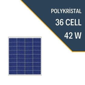 Lexron 42 Watt Polikristal Güneş Paneli