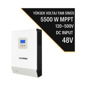 Lexron 5500W MPPT 120-500V PV INPUT 100A MPPT Paralellenebilir Inverter