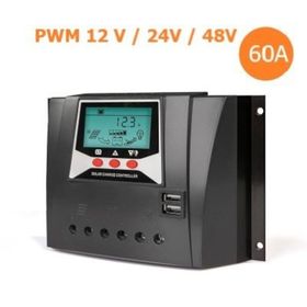 Lexron 60A 12-24V PWM Şarj Kontrol Cihazı