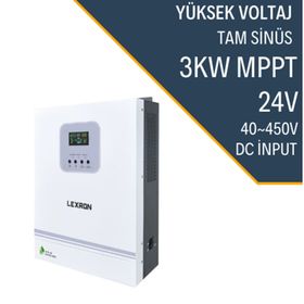 Lexron HV MPPT 3 kW 40-500 PV Input Akıllı Inverter