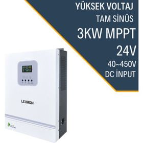 Lexron HV MPPT 3 kW 40-500 PV Input Akıllı Inverter