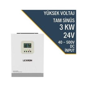 Lexron HV MPPT 3 kW 40-500 PV Input Akıllı Inverter