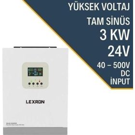 Lexron HV MPPT 3 kW 40-500 PV Input Akıllı Inverter