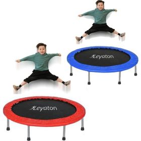 Leyaton 102 cm 40 inç Mavi Deluxe Trambolin