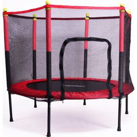 Leyaton 140KRM Fileli Büyük Boy 140 cm Çap Kırmızı Trambolin
