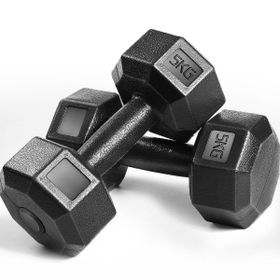 Leyaton 2x5 kg Siyah Dumbel Set