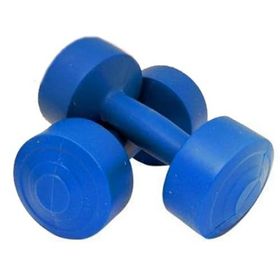 Leyaton 4 kg Mavi Pilastik Dambıl Set