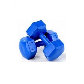 Leyaton 4 kg Mavi Pilastik Dambıl Set