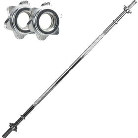 Leyaton Düz Bar 120 cm Krom Halter Ağırlık Barı