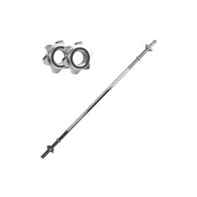 Leyaton Düz Bar 120 cm Krom Halter Ağırlık Barı