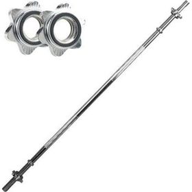 Leyaton Düz Bar 120 cm Krom Halter Ağırlık Barı