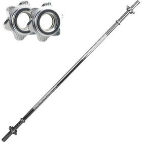 Leyaton Düz Bar 120 cm Krom Halter Ağırlık Barı