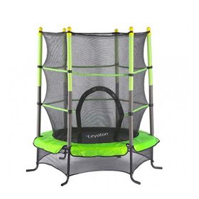Leyaton Fileli Korumalı 140 cm Çocuk Trampolini 55 inç Trambolin