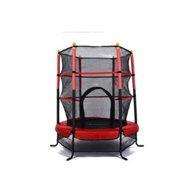 Leyaton Fileli Korumalı 140 cm Çocuk Trampolini 55 inç Trambolin