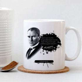 Leydi Collection Atatürk 022 Beyaz Kupa