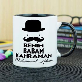 Leydi Collection Babalar Gününe Özel Siyah 003 Kupa Bardak