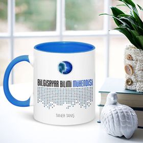 Leydi Collection Bilgisayar Bilimi Mühendisi Mavi Kupa