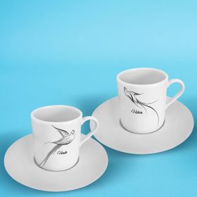 Leydi Collection İkili 13 Türk Kahvesi Fincanı Takımı