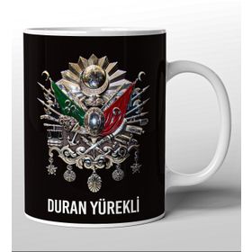 Leydi Collection Osmanlı Armalı Beyaz Kupa