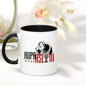 Leydi Collection Sarı Kırmızı Temalı 005 Siyah Kupa