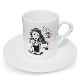 Leydi Collection Turkish Coffee Tasarımlı 1 Türk Kahvesi Fincanı