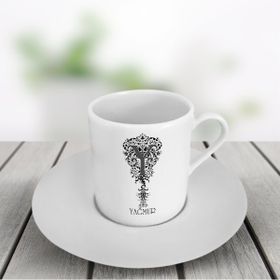 Leydi Collection Y Harfli Model 1 Türk Kahvesi Fincanı